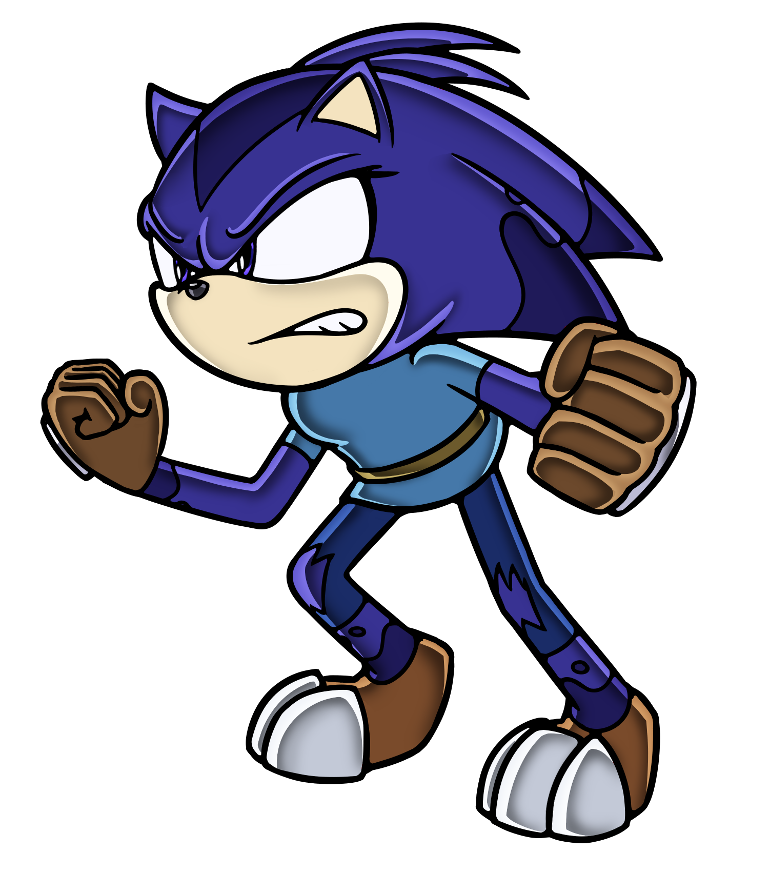 Sonic the Hedgehog (Sonic Adventure Art Style) by Sonic-Gal007 on