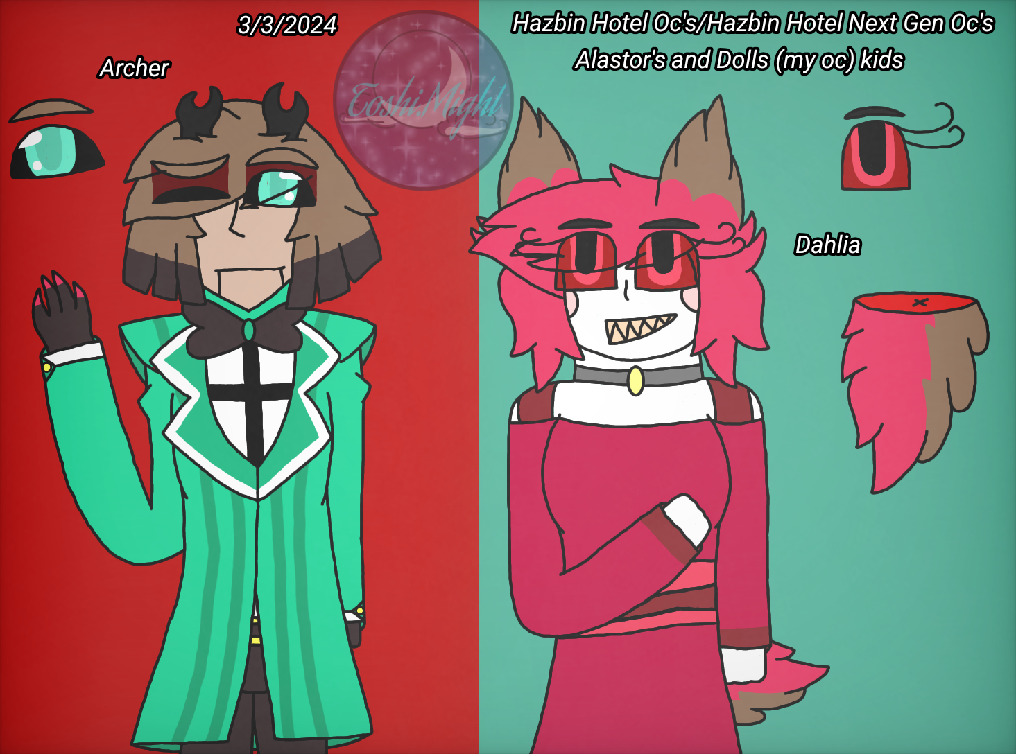 Hazbin Hotel Next Gen Ocs by GalaxyWolfFan01 -- Fur Affinity [dot] net