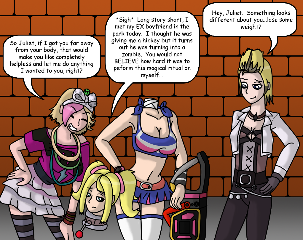 Lollipop Chainsaw Nick and Juliet