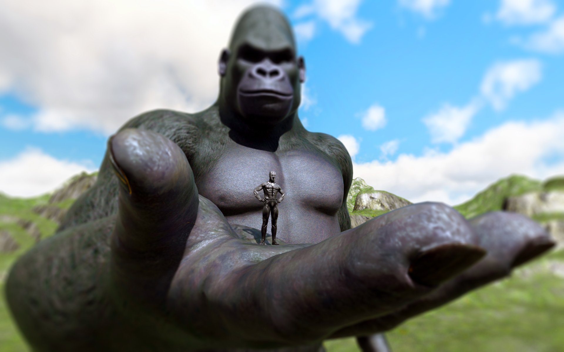 Two kings (old render) by gammaray666 -- Fur Affinity [dot] net