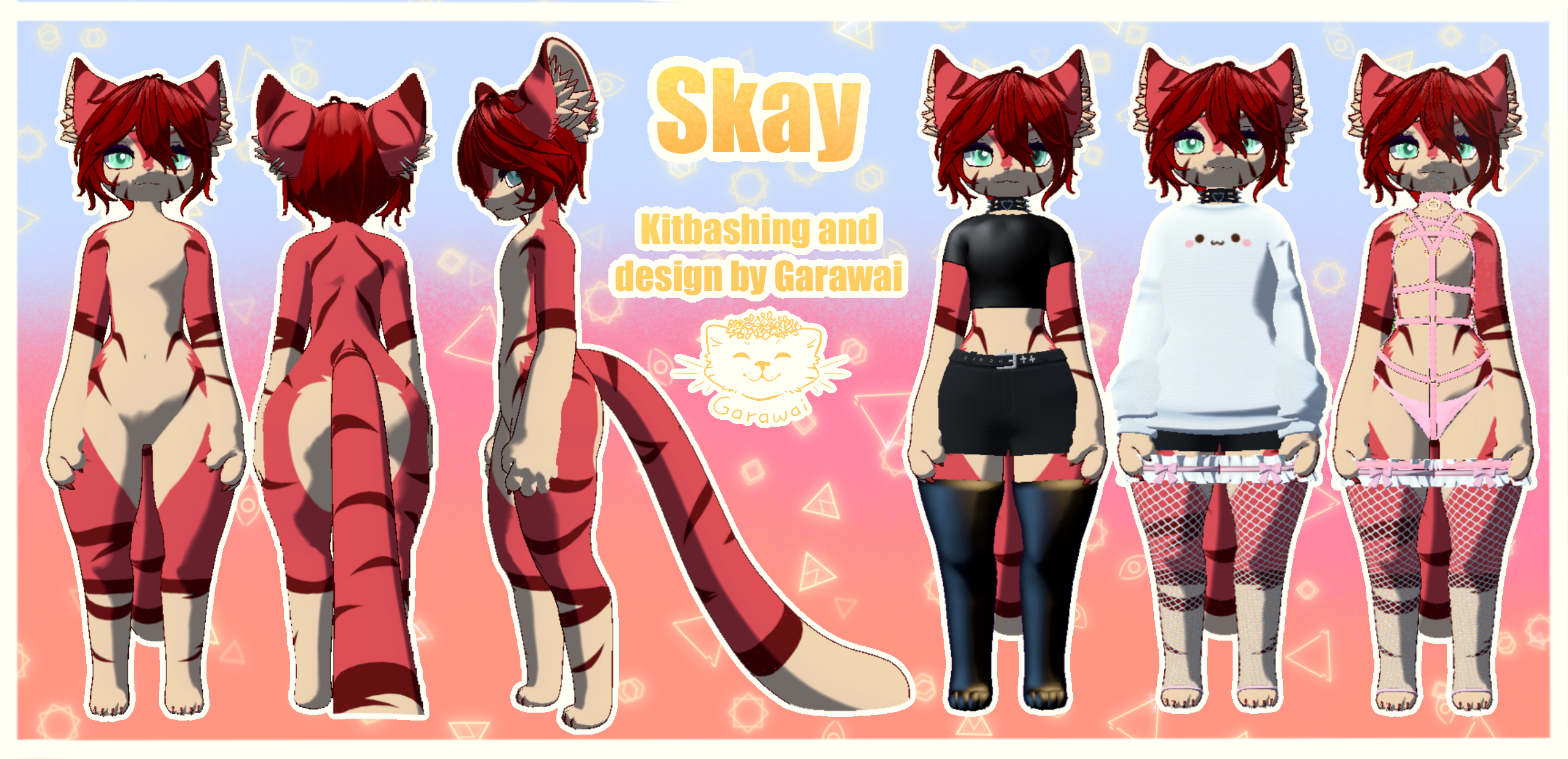 Skay VrChat Avatar by Garawai -- Fur Affinity [dot] net