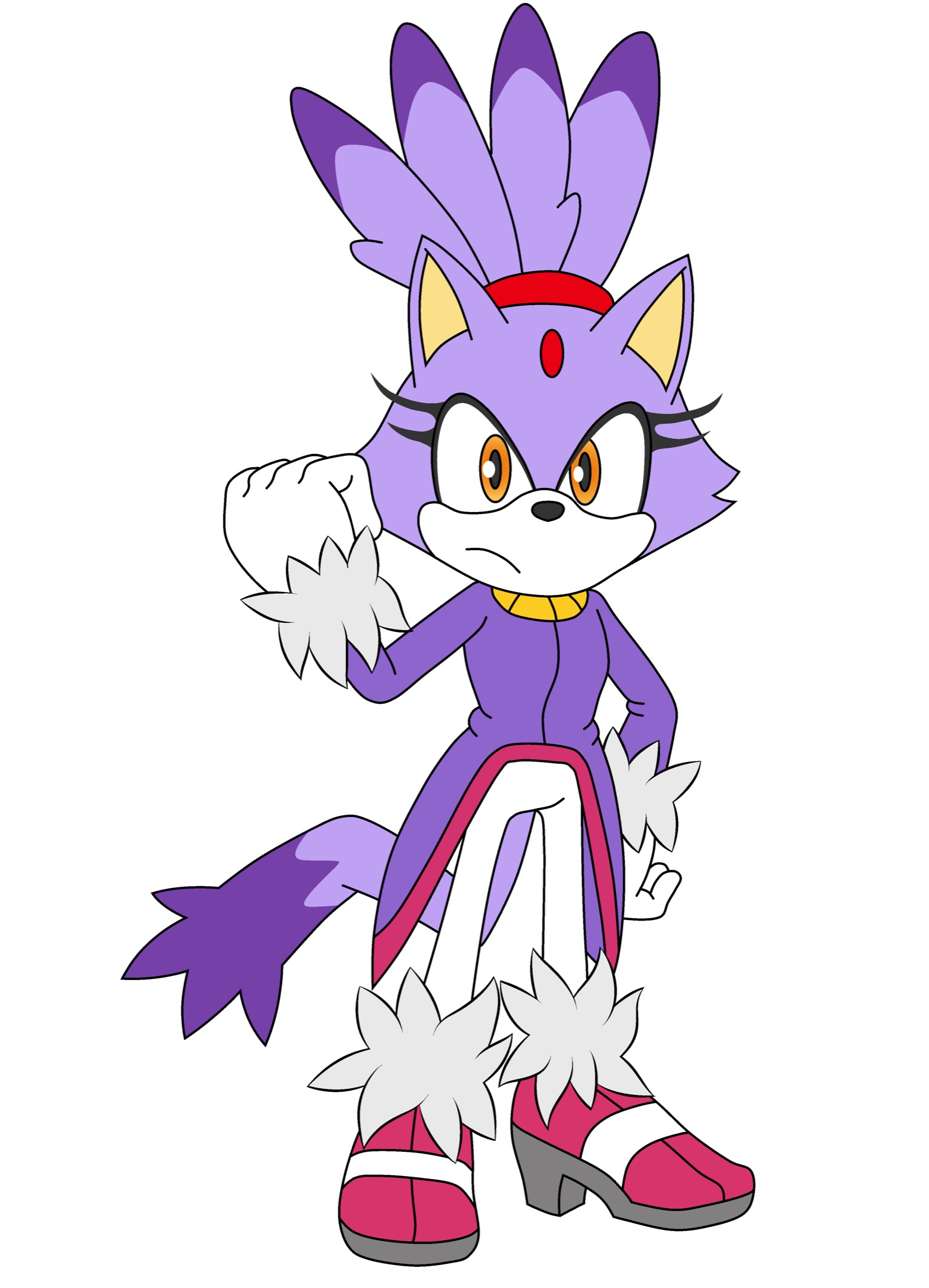 Blaze the cat by GarPhaN95 -- Fur Affinity [dot] net