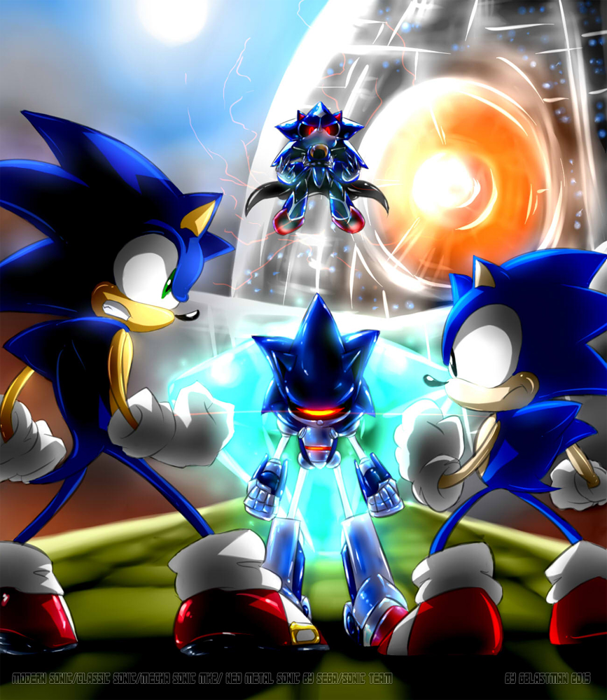 Mecha Sonic vs Metal Sonic