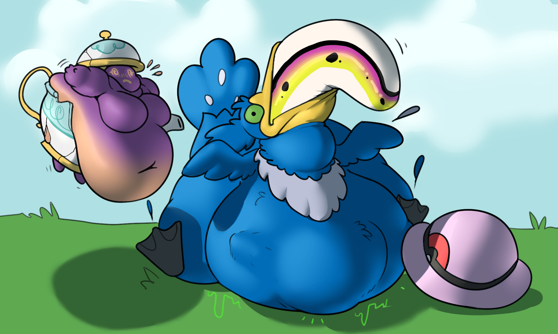 they made tea and vore pokemon. 