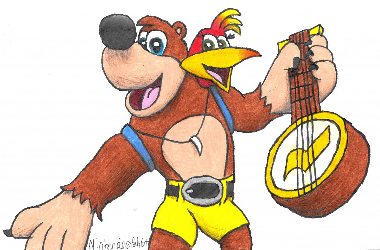 banjo kazooie drawing