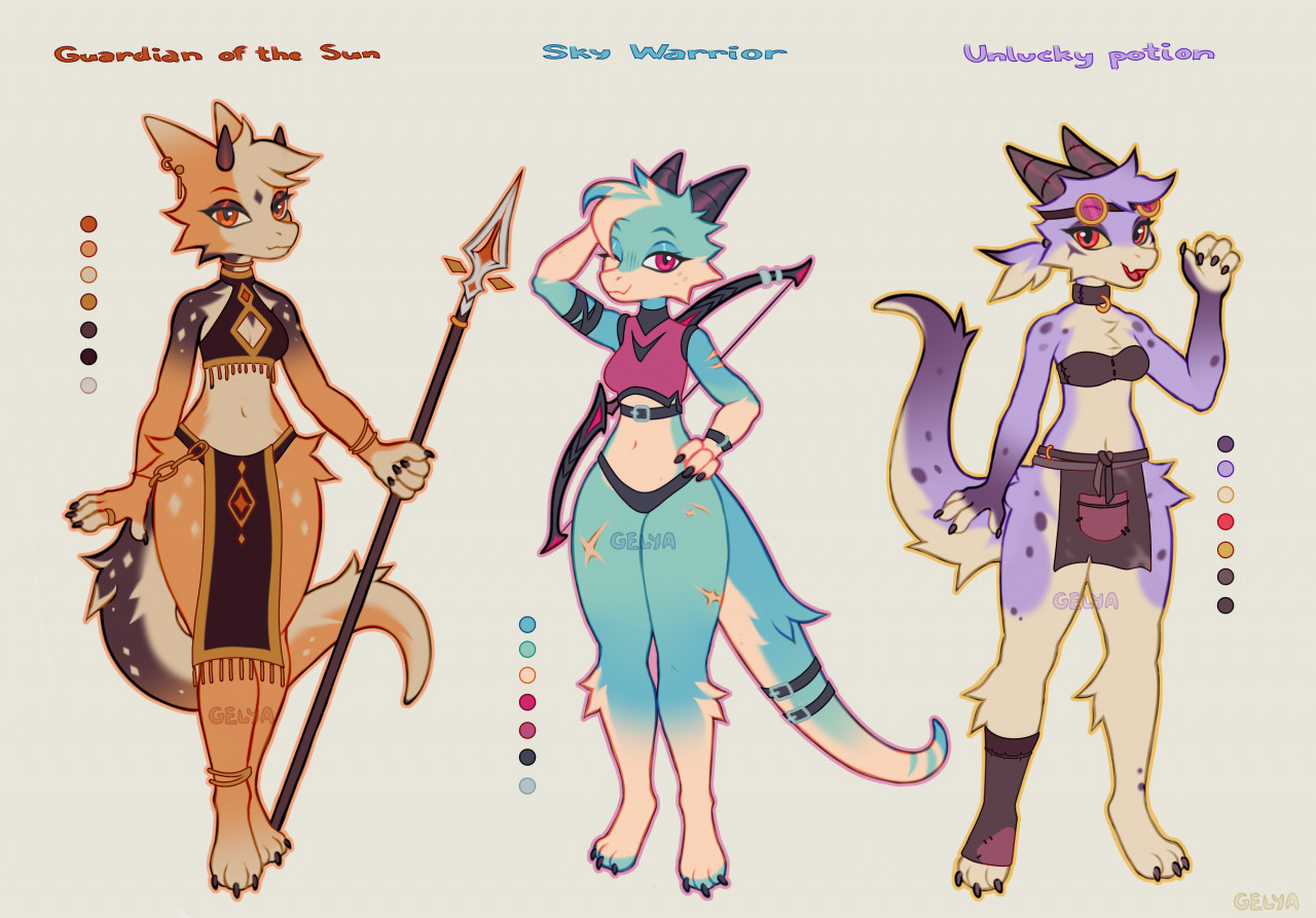 [CLOSED] Kobold Batch Auction by geelllyyyyaaaaa -- Fur Affinity [dot] net