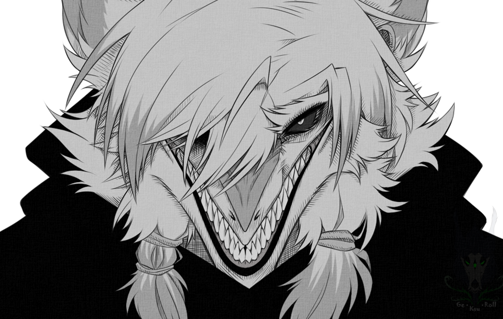 anime evil smile diabolik lovers gif | WiffleGif