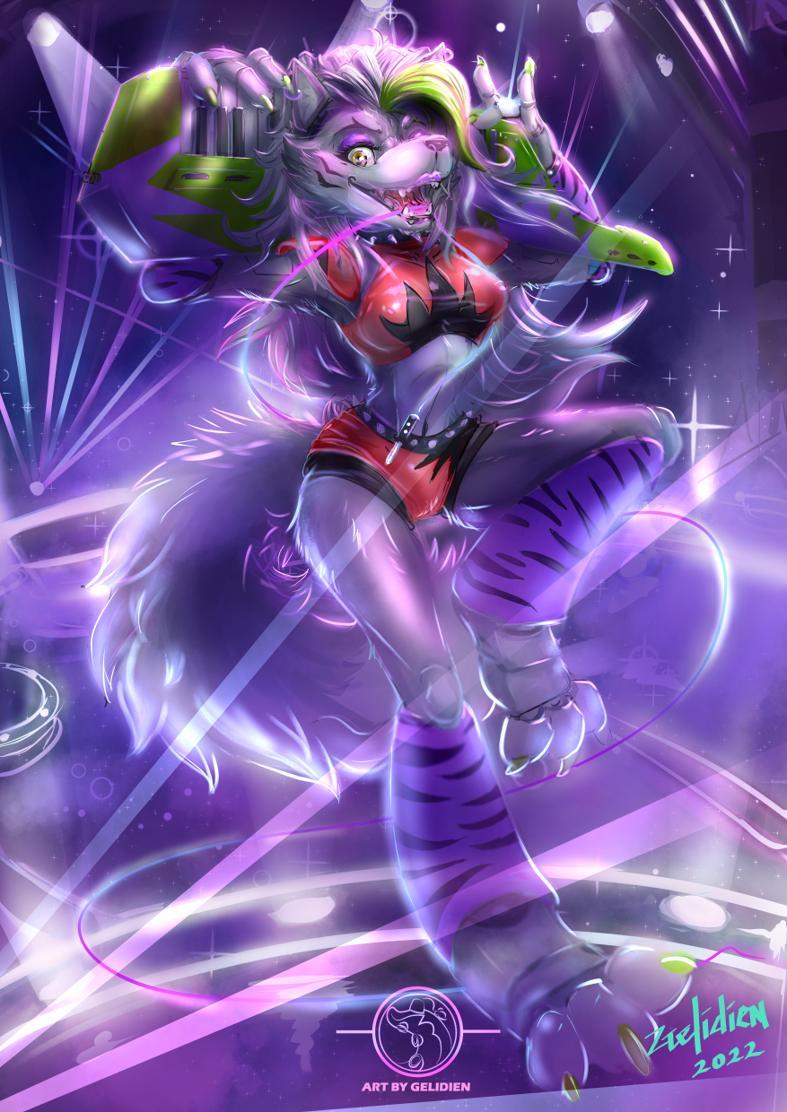 Roxanne Wolf showtime! by Gelidien -- Fur Affinity [dot] net