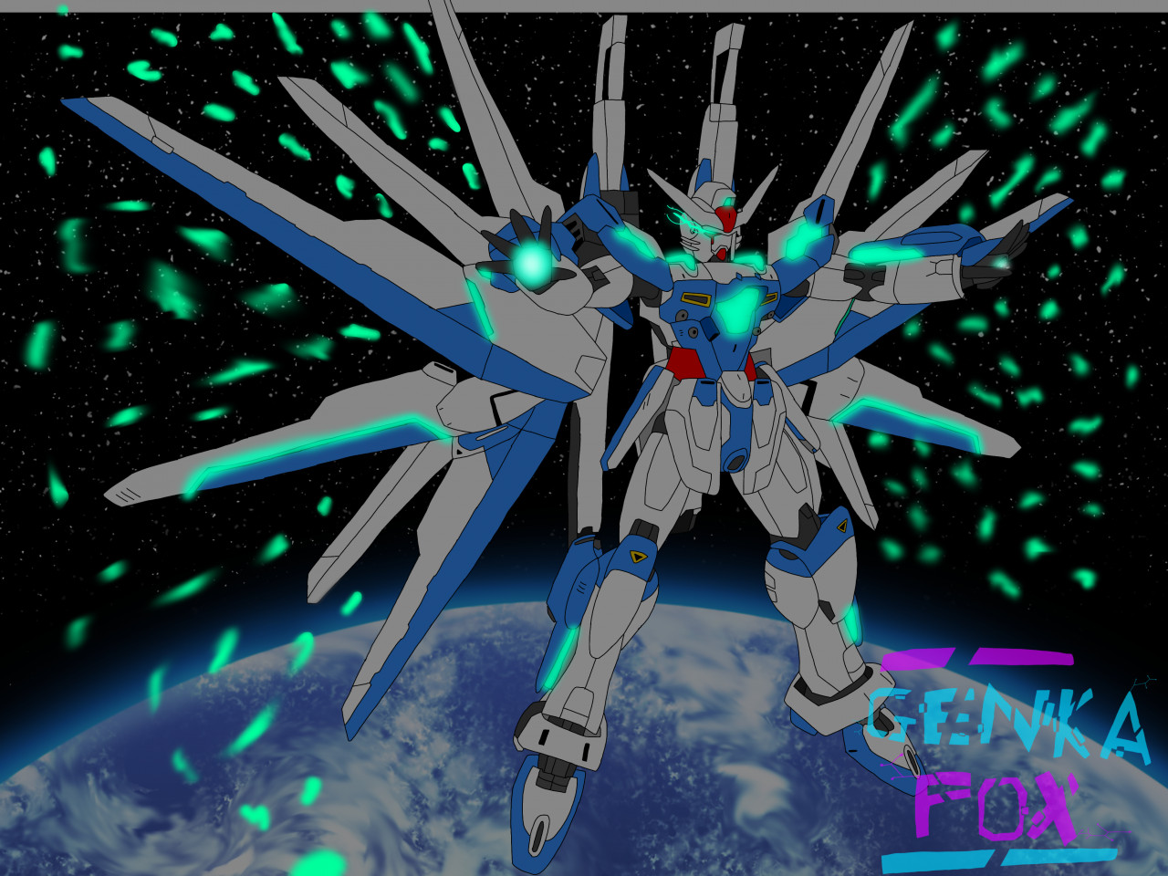 Gundam helios by Genkafoxofficial -- Fur Affinity [dot] net