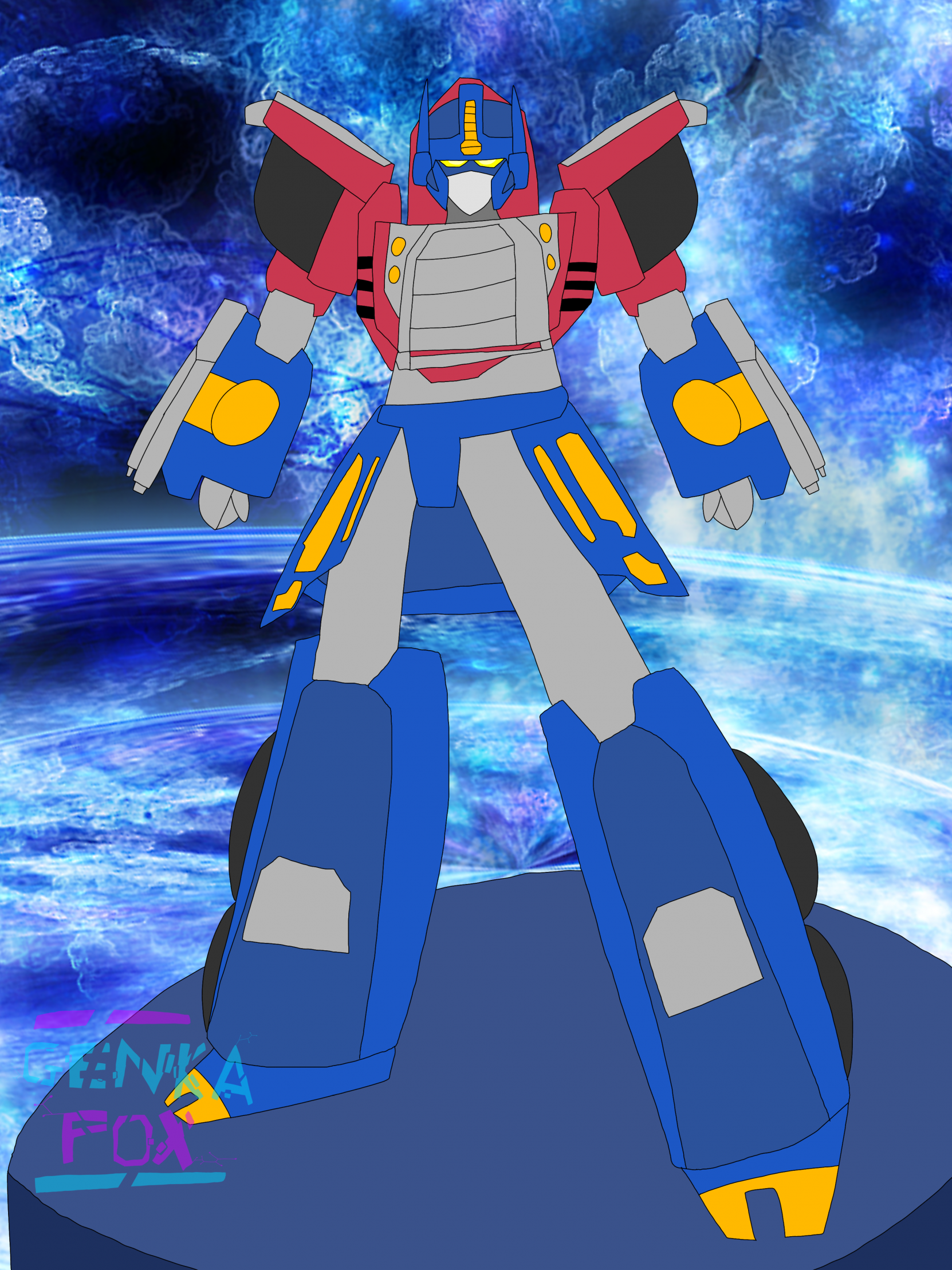 Armada optimus prime by Genkafoxofficial Fur Affinity dot net