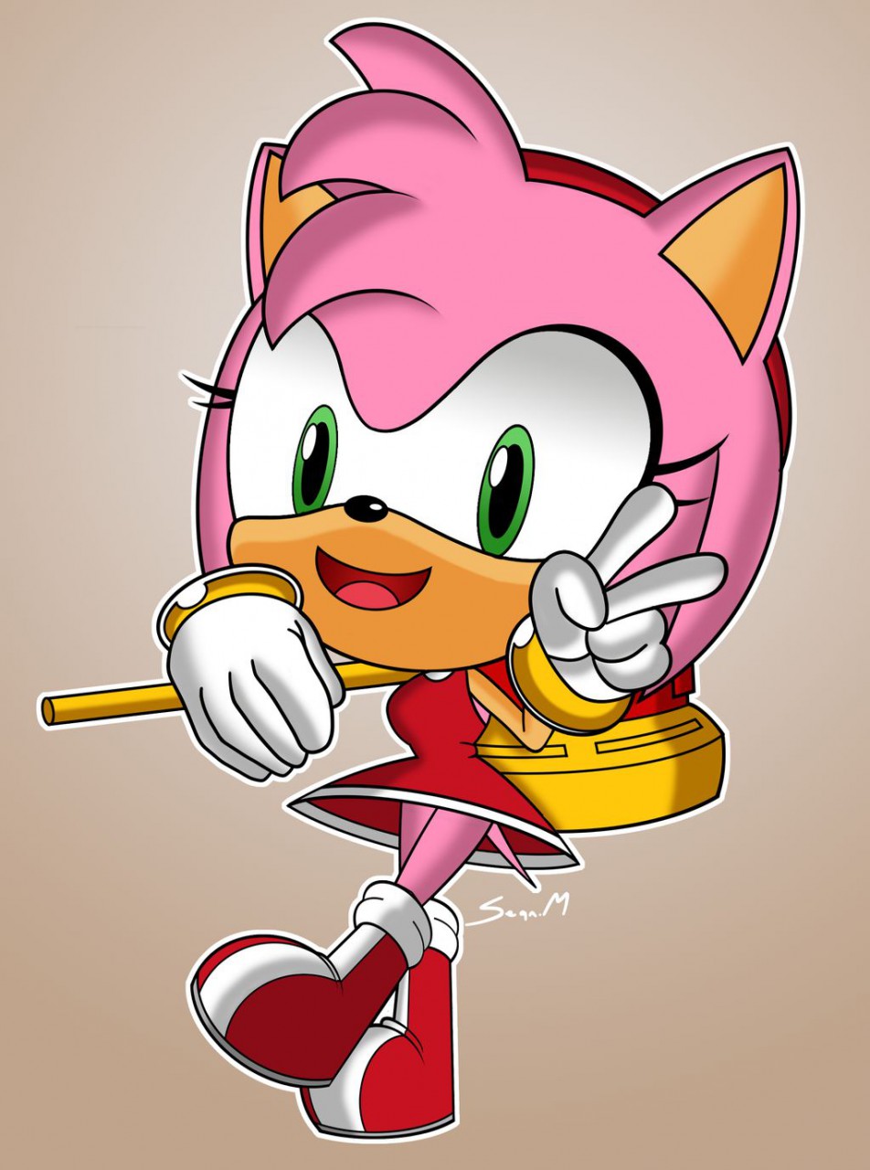 Amy Rose Svg, Amy Rose The Hedgehog Svg, Sonic Svg