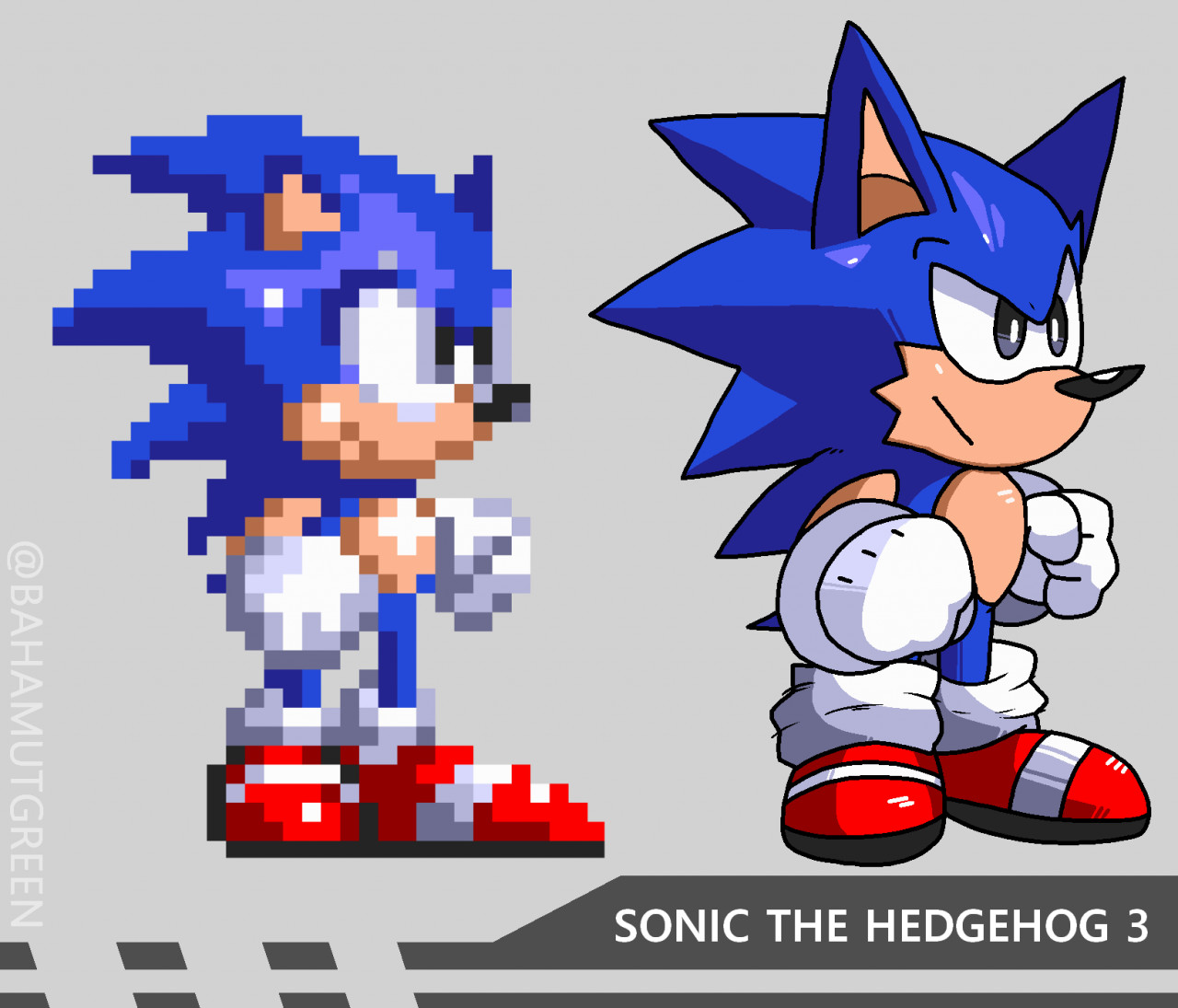 Sonic 3 but I messed with the sprite — Weasyl