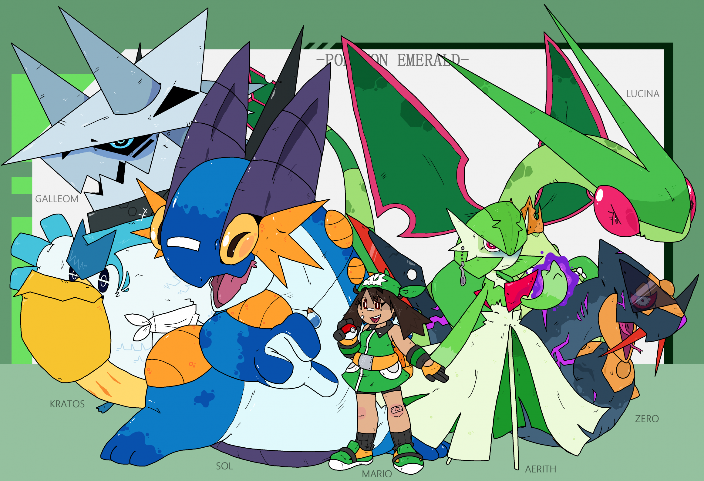 Pokemon Random Emerald finishing team by Apocalypse. -- Fur Affinity [dot]  net