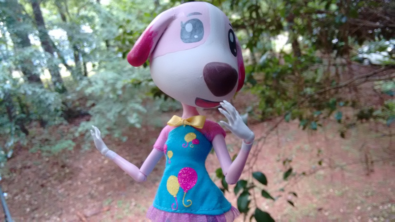 Custom MH Doll WIP - Cookie from Animal Crossing by 