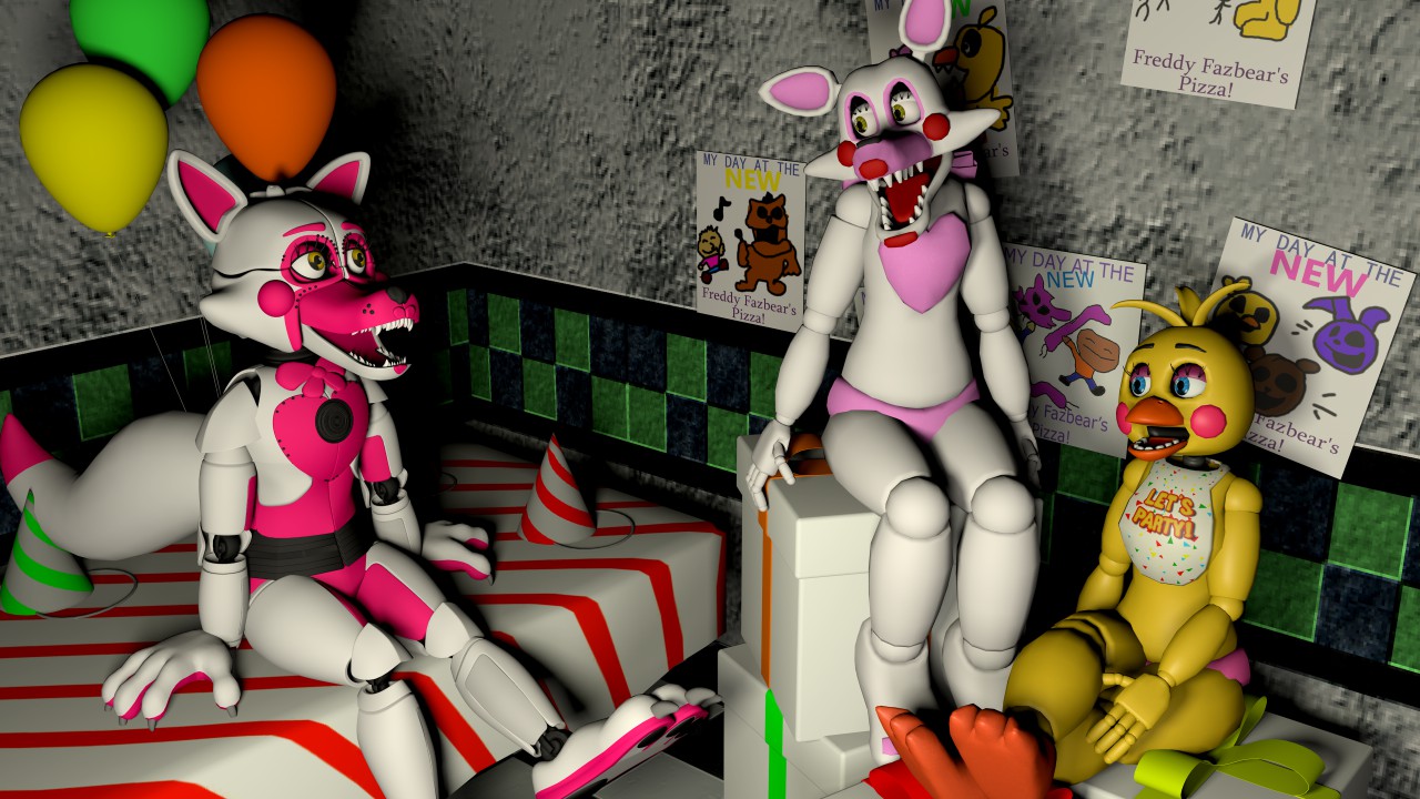 FNAFLER FUNTIME CHICA by MEVVX -- Fur Affinity [dot] net