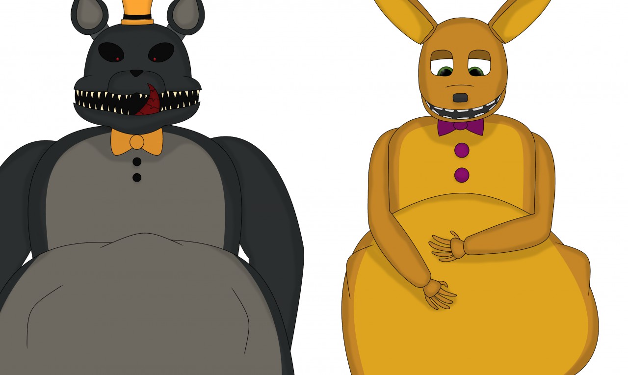 Spring Bonnie and Nightmare vore ( art trade ) by German-Werewolf-Vetor --  Fur Affinity [dot] net