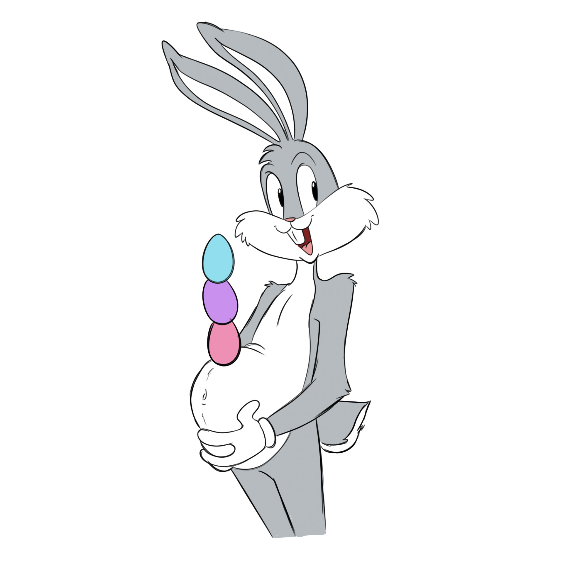 Happy Easter 2024 - Bugs Bunny 1 by gerplexan -- Fur Affinity [dot] net