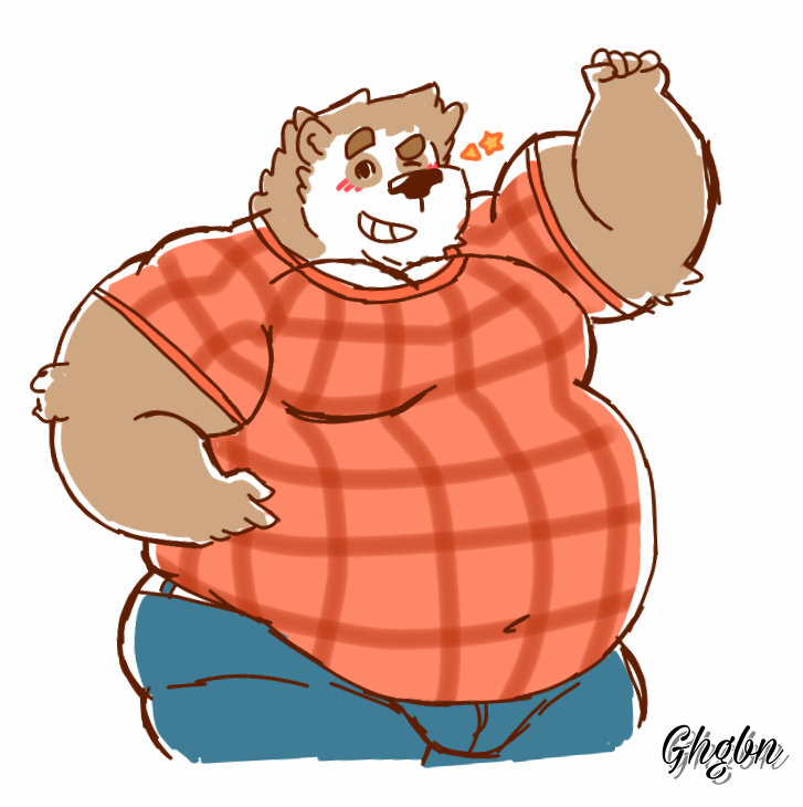 A Fatty Cute Giant Panda By Ghgbn Fur Affinity Dot Net 