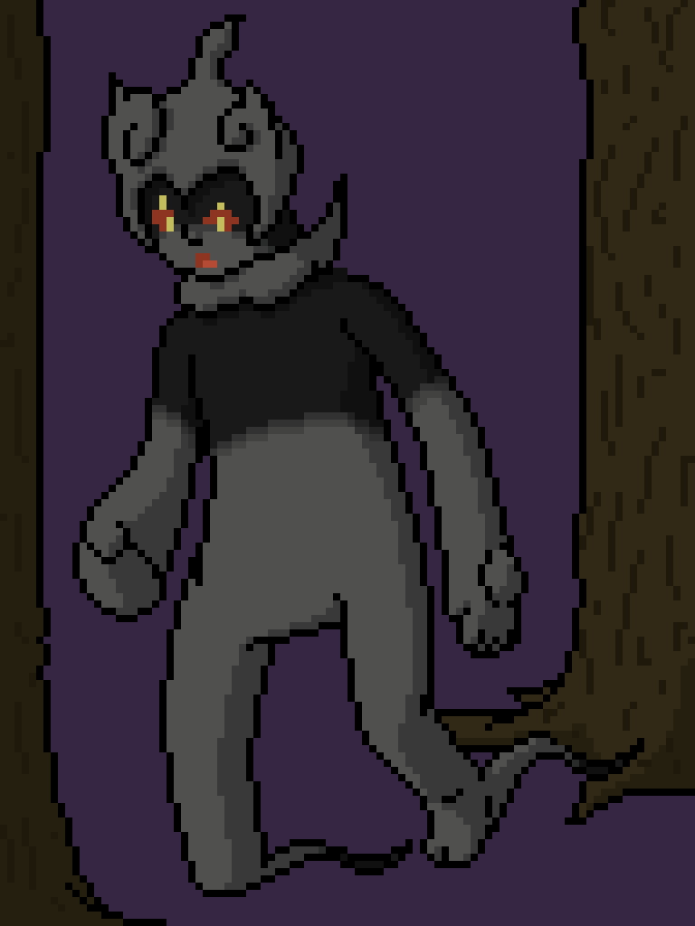 Marshadow TF Pixel Art - Request from Maurili - Naked by Ghosthunt1 -- Fur  Affinity [dot] net