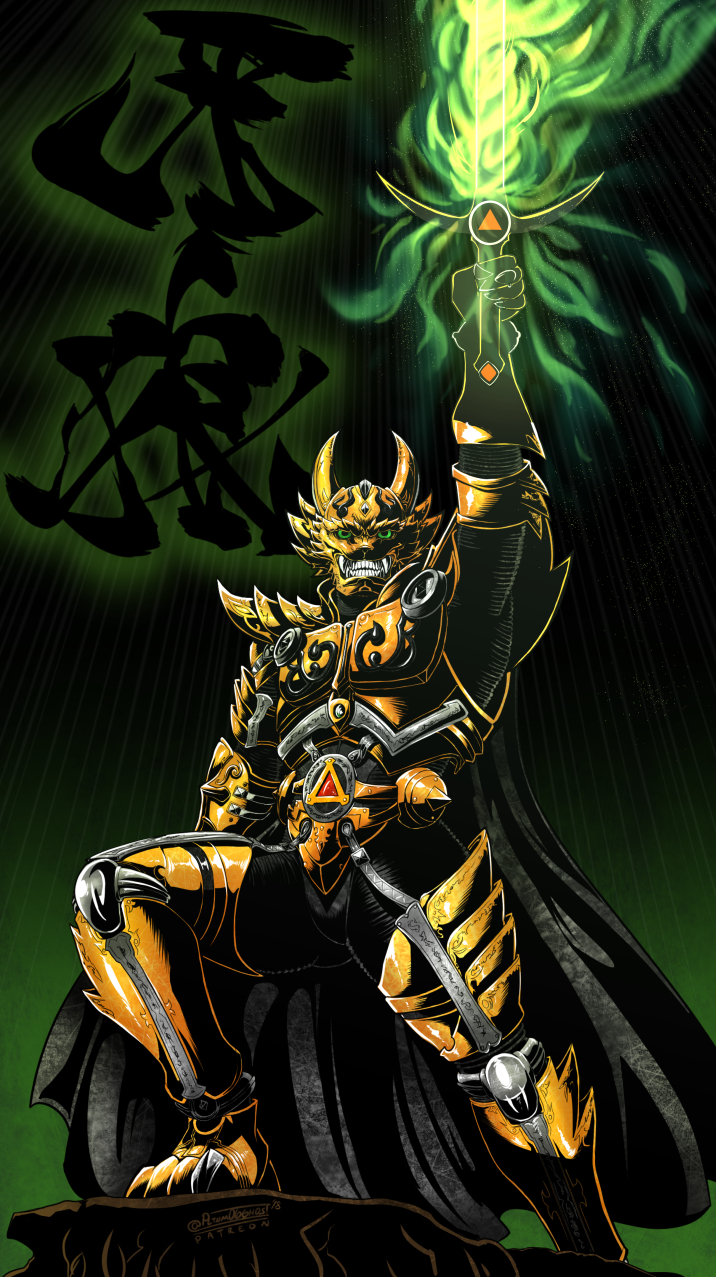 Golden Makai Knight  Knight, Anime, Supernatural