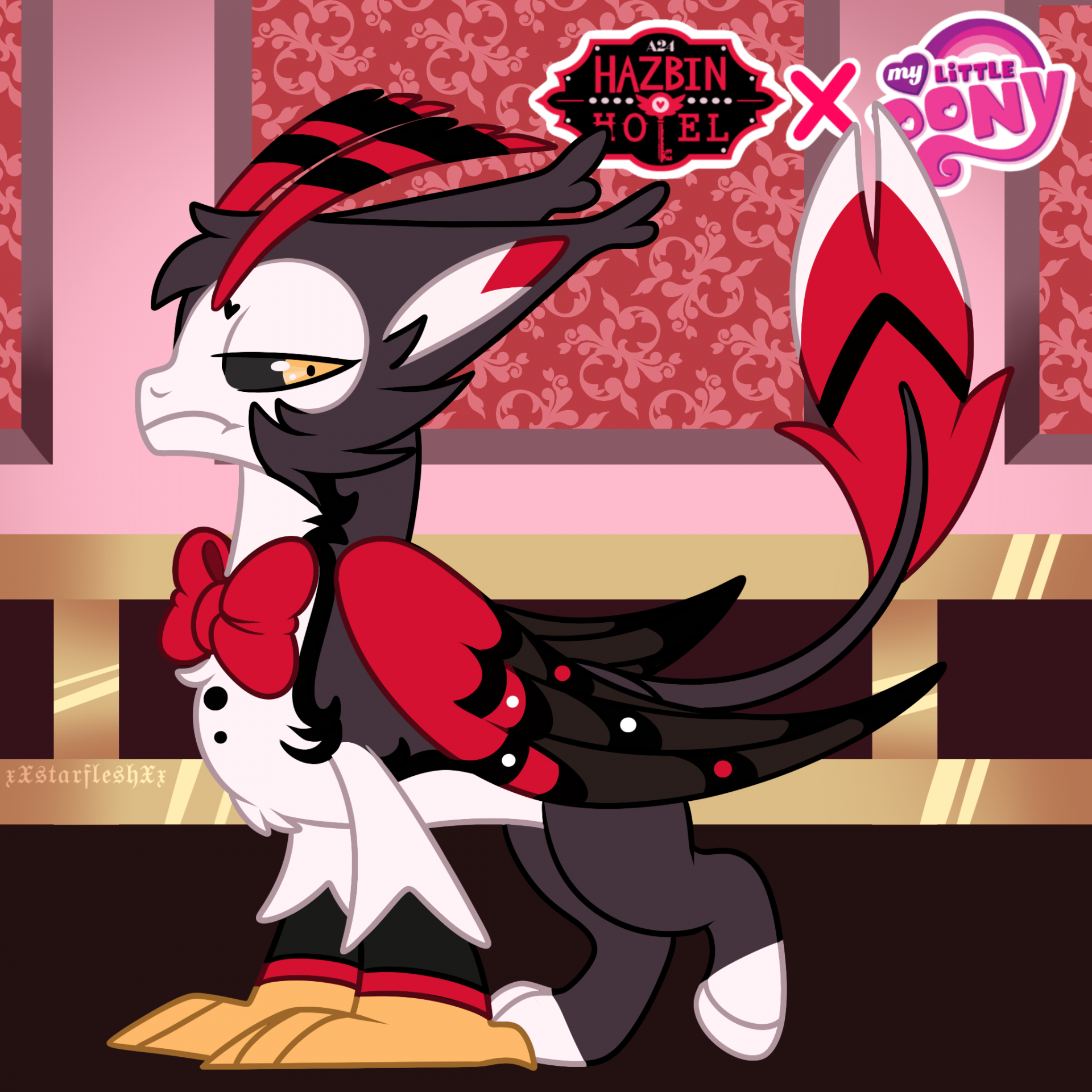 Hazbin Hotel x MLP HUSK by GhostTownCl0wn -- Fur Affinity [dot] net