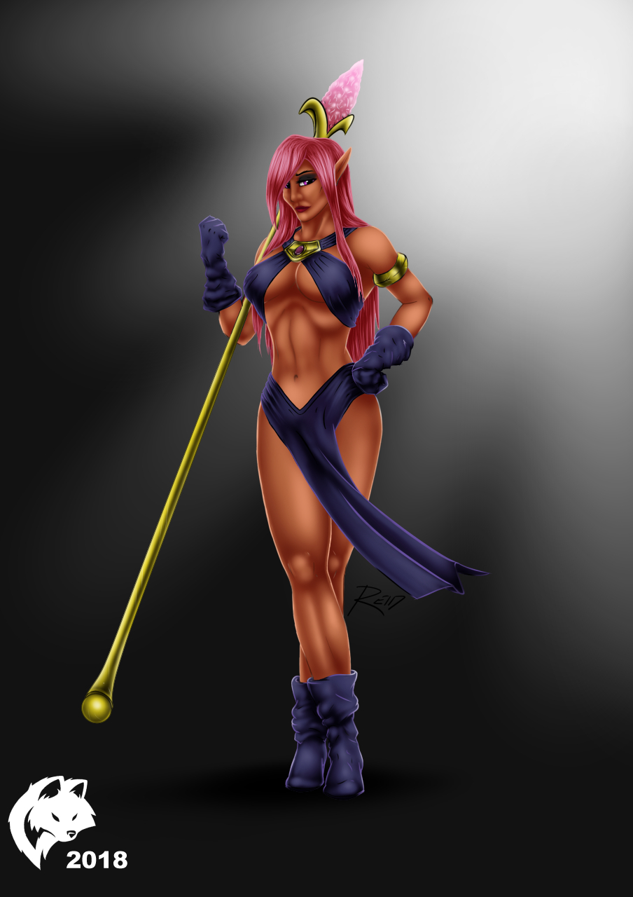 Sariahza Altansarnai - Sari (coloured) by Ghostwolf36 -- Fur Affinity [dot]  net