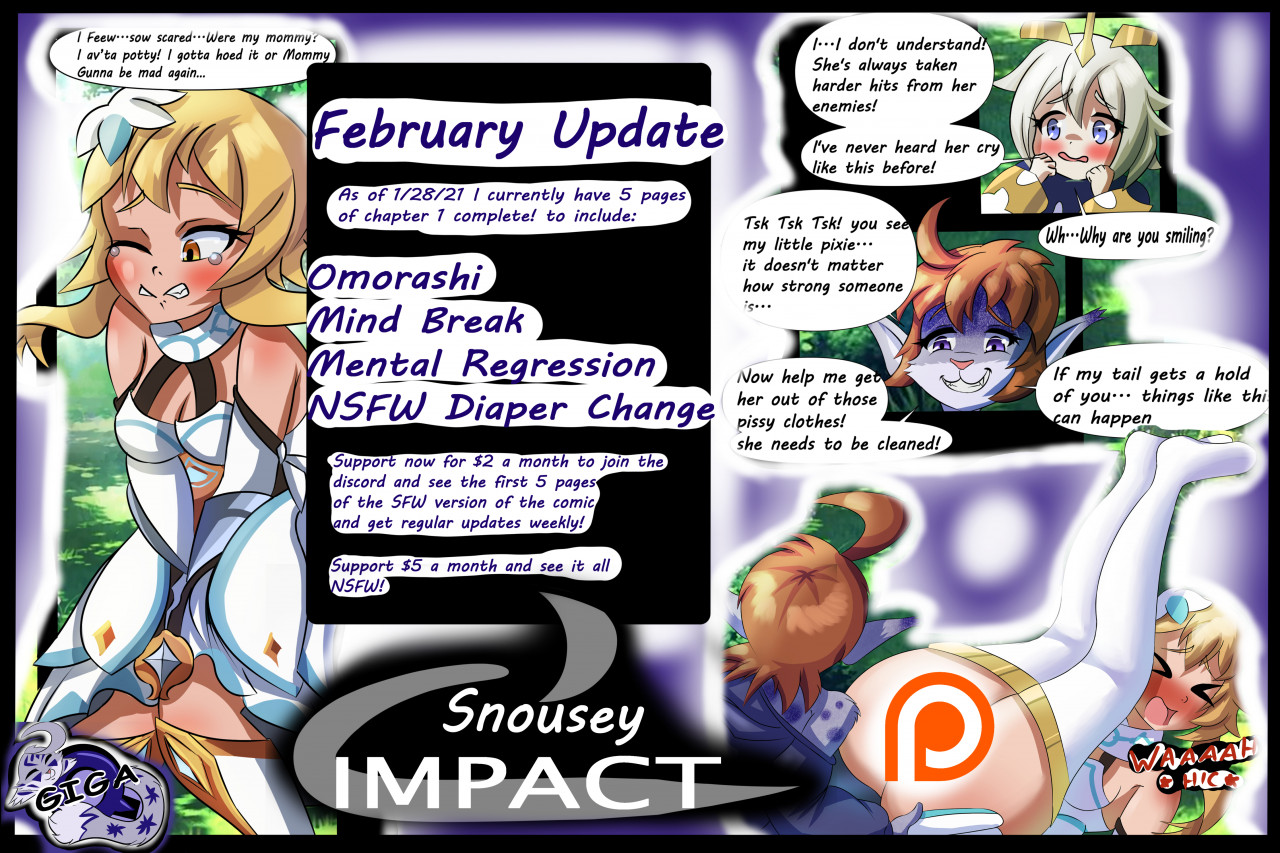 Snousey Impact February Update by GigaQ -- Fur Affinity [dot] net