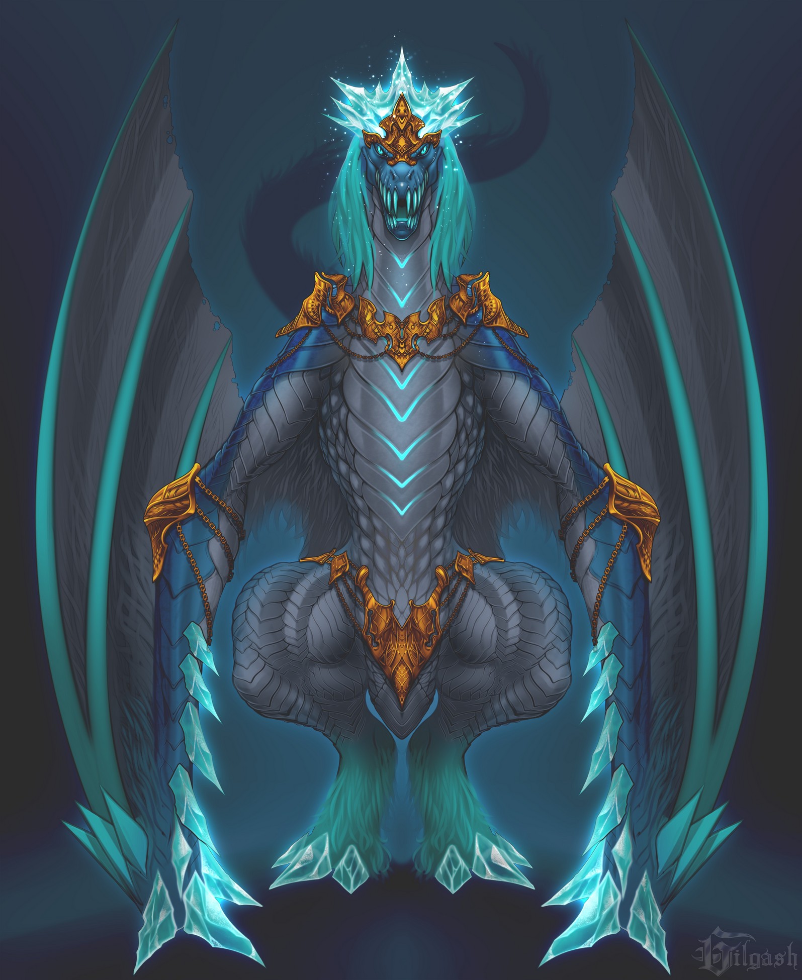 Auroth the winter wyvern