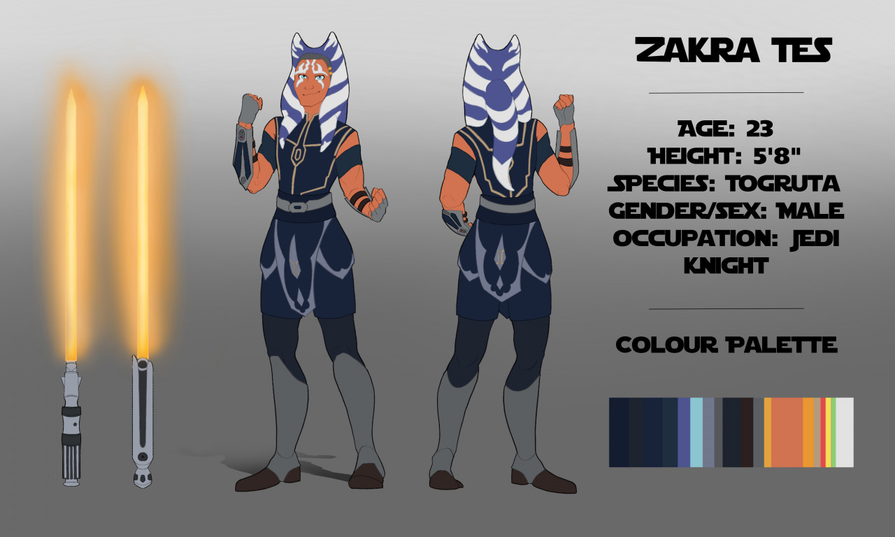 Star wars Reference sheet commission by Ginger_BeeDraws -- Fur Affinity  [dot] net