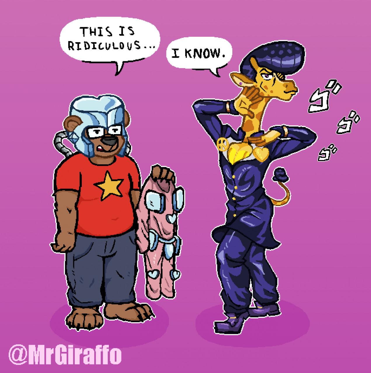 Is that a JoJo reference? by Gur-Gahar -- Fur Affinity [dot] net