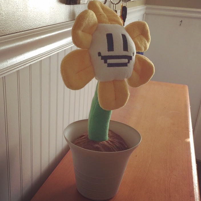 Flowey Plush Inspired by Undertale , Flower Plush (Unofficial) — Fabro  Creations