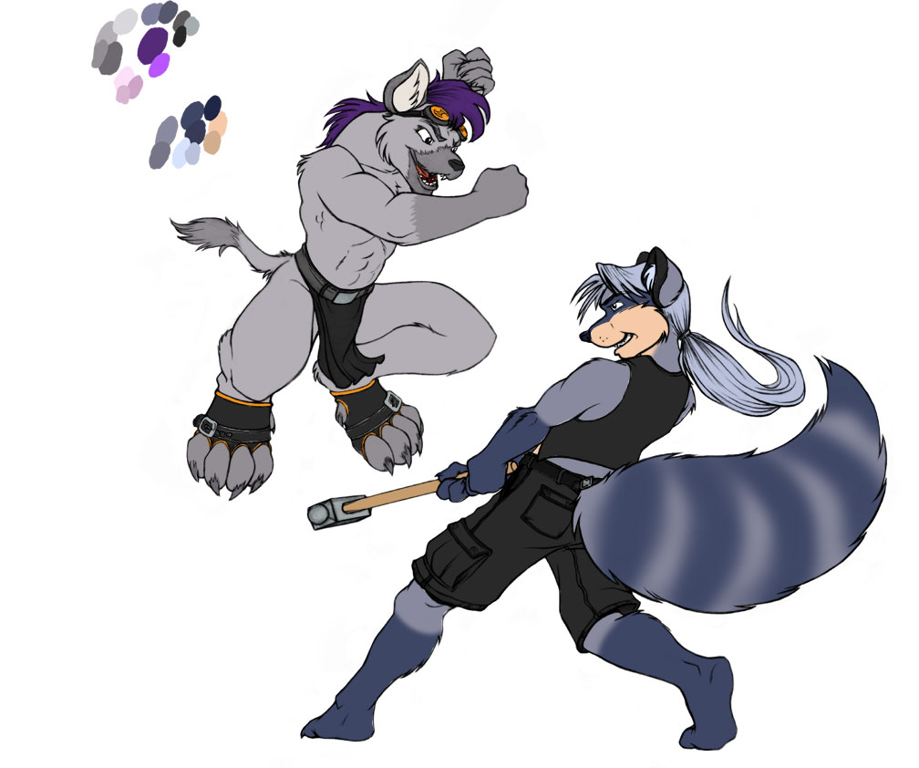 Sparring by Cybernixie by Glaide -- Fur Affinity [dot] net