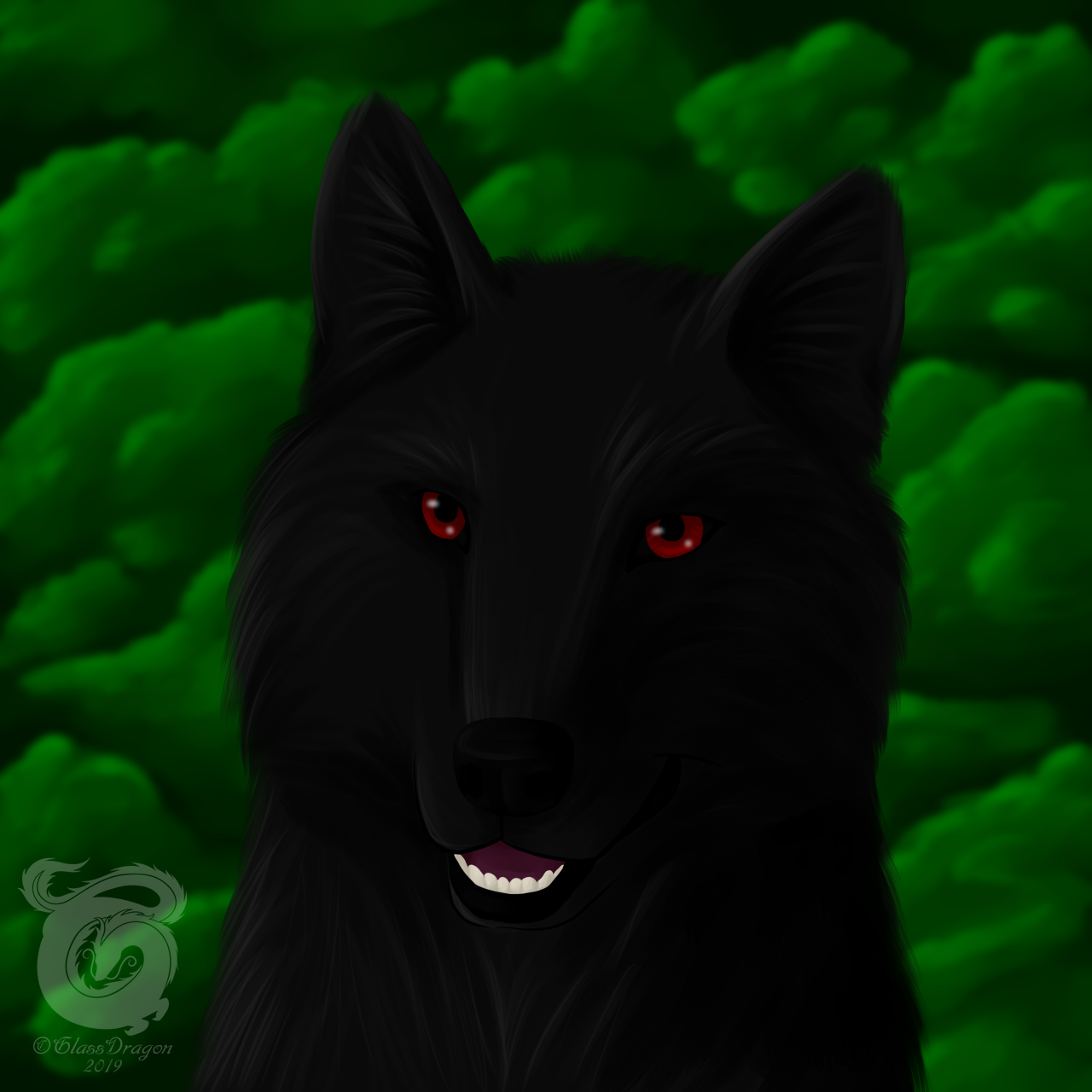 Black Wolf by Glass-Dragon -- Fur Affinity [dot] net