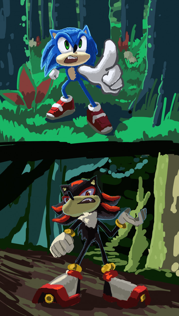 CordRocker (On Break) on X: I found you, Faker! #SonicTheHedgehog