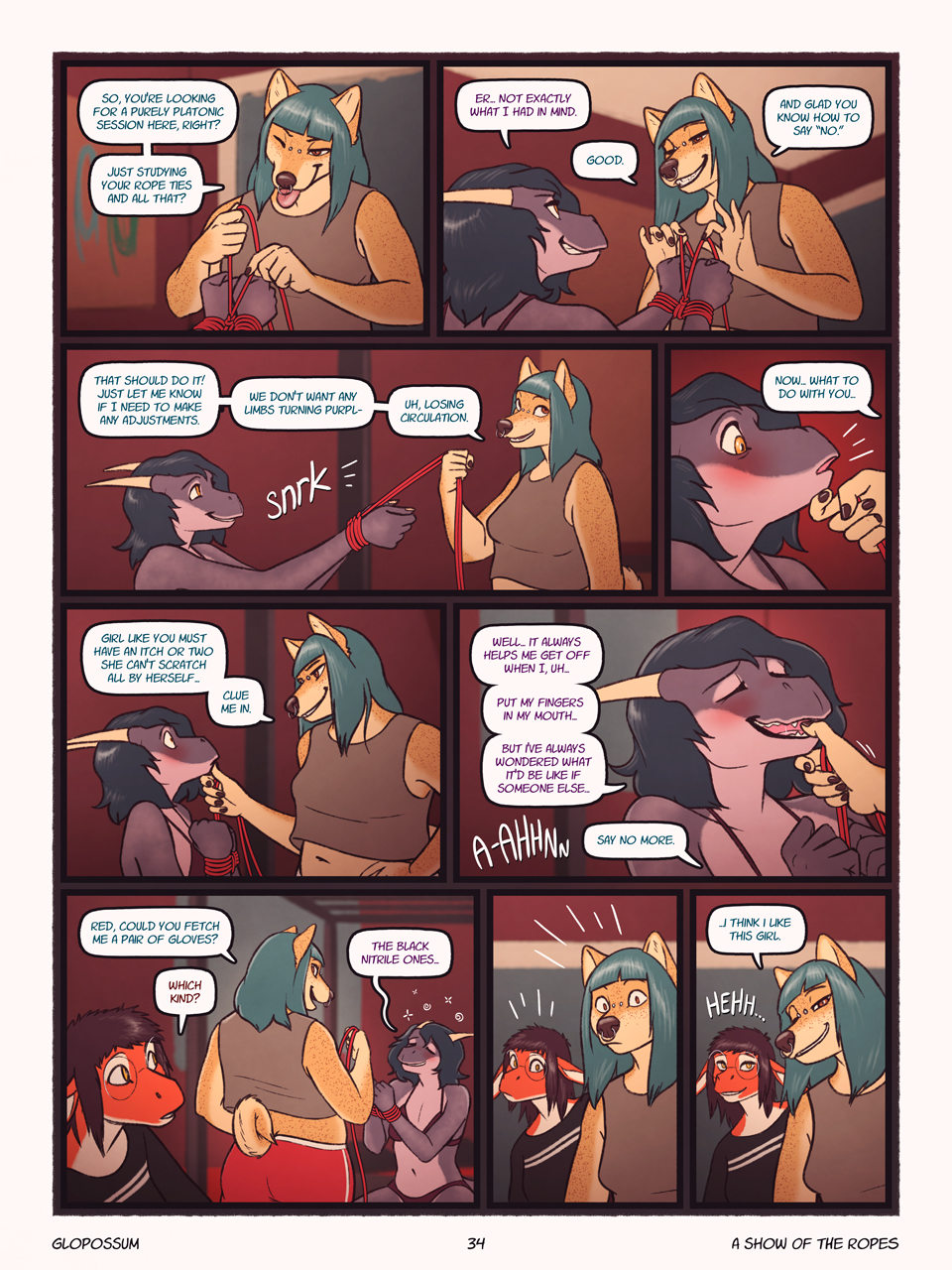A Show of the Ropes - Page 34 by Glopossum -- Fur Affinity [dot] net