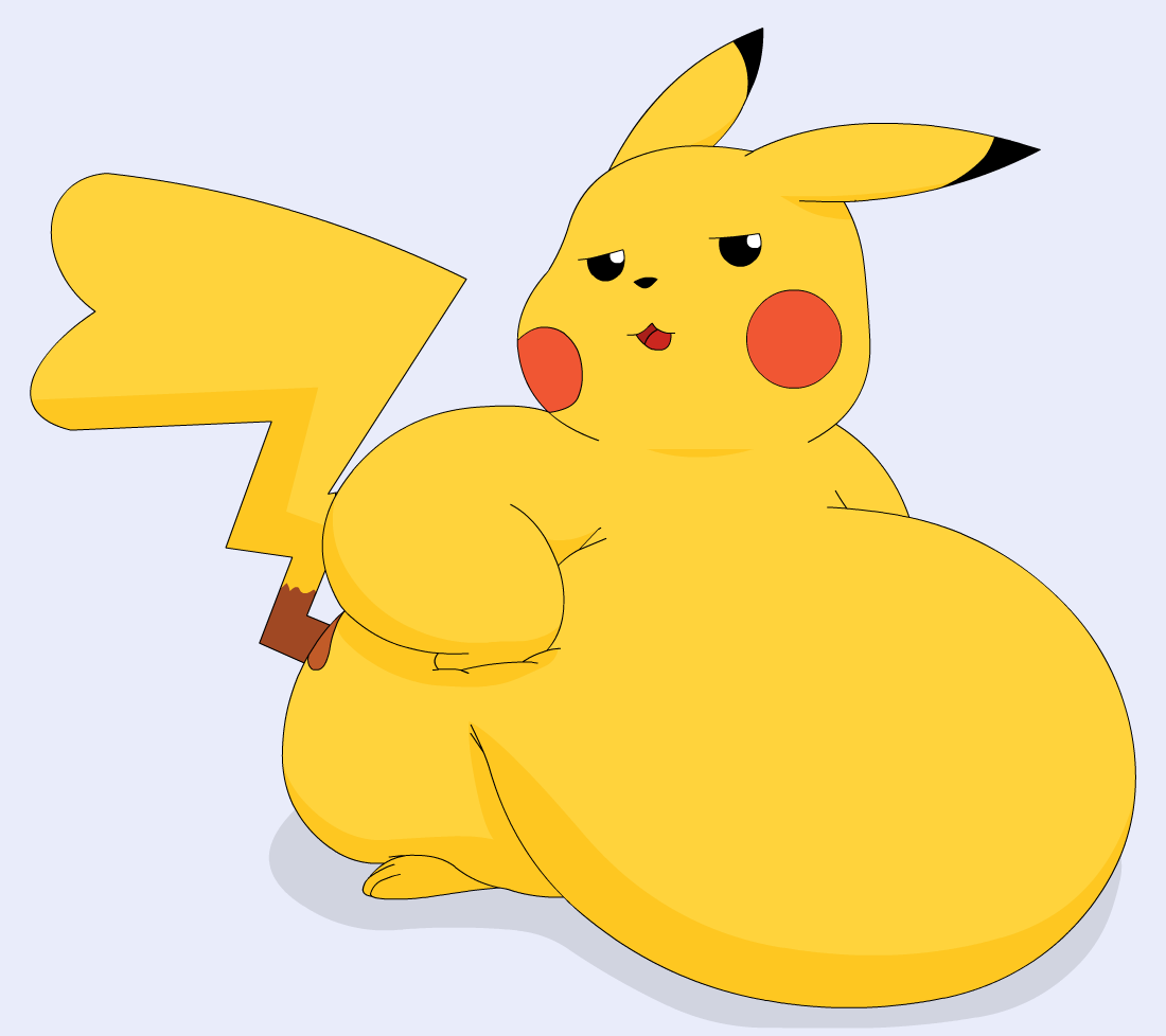 Fat Flirty Pikachu. 