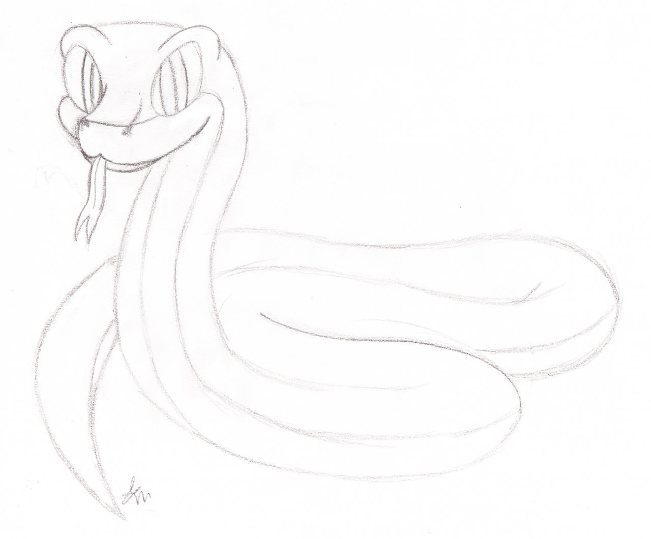 Anaconda drawing Drawing by Mike Jory  Pixels
