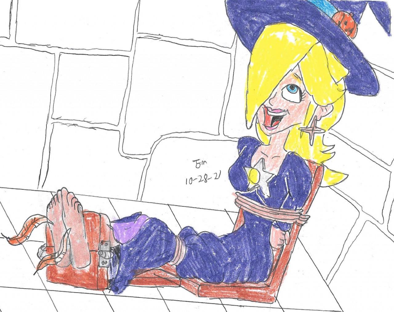 Barefoot Witch Rosalina Tickled by godzilla713 -- Fur Affinity [dot] net