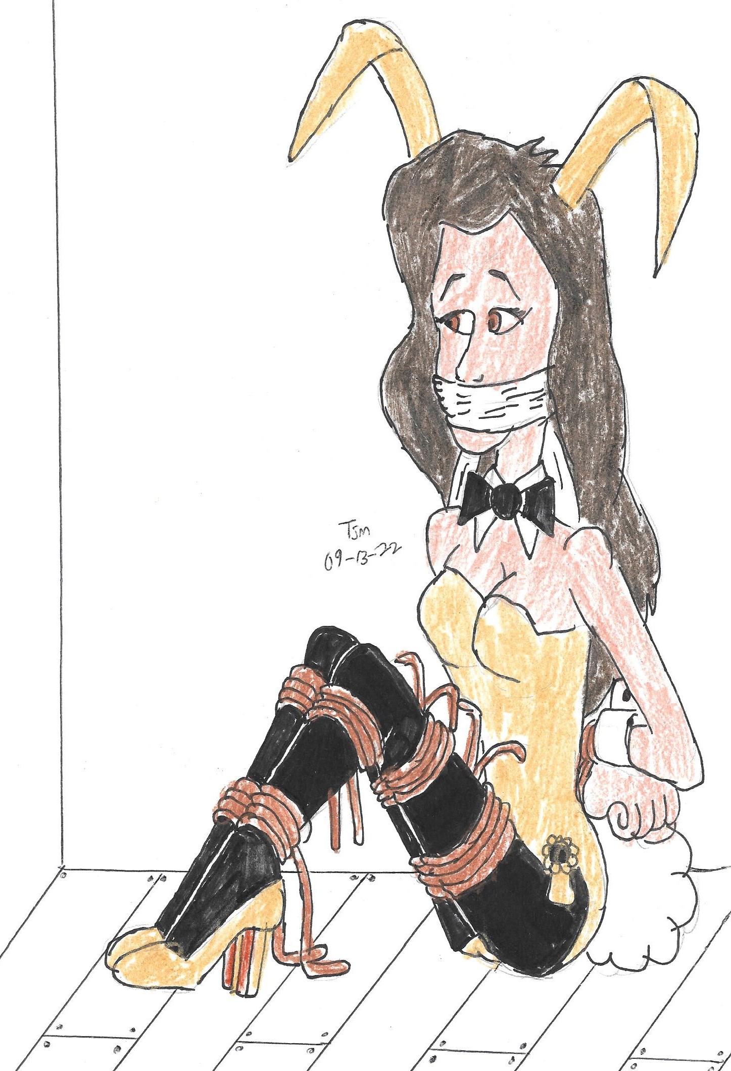 Alice angel tied up