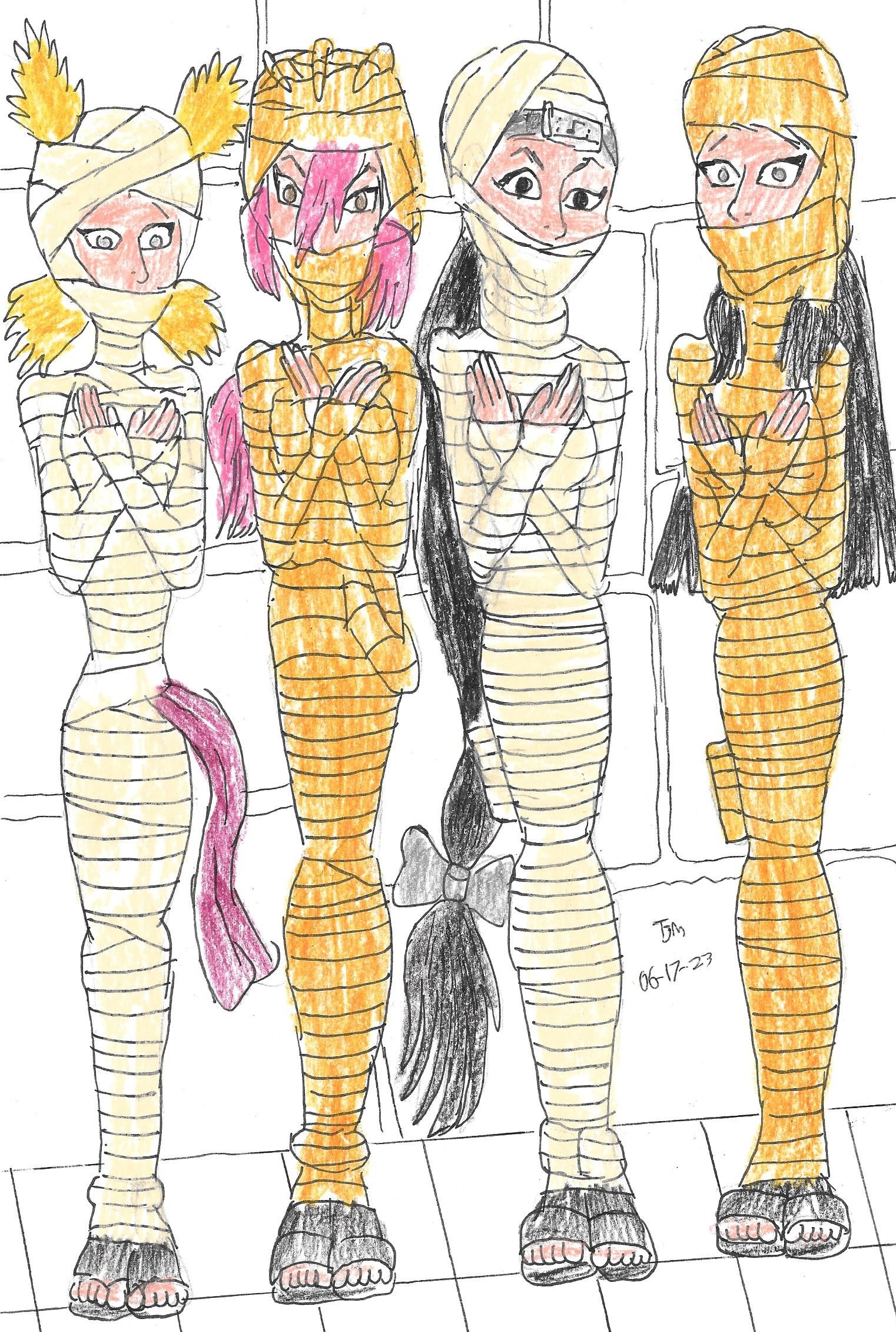 NABBED NARUTO GIRLS MUMMIFIED by godzilla713 -- Fur Affinity [dot] net