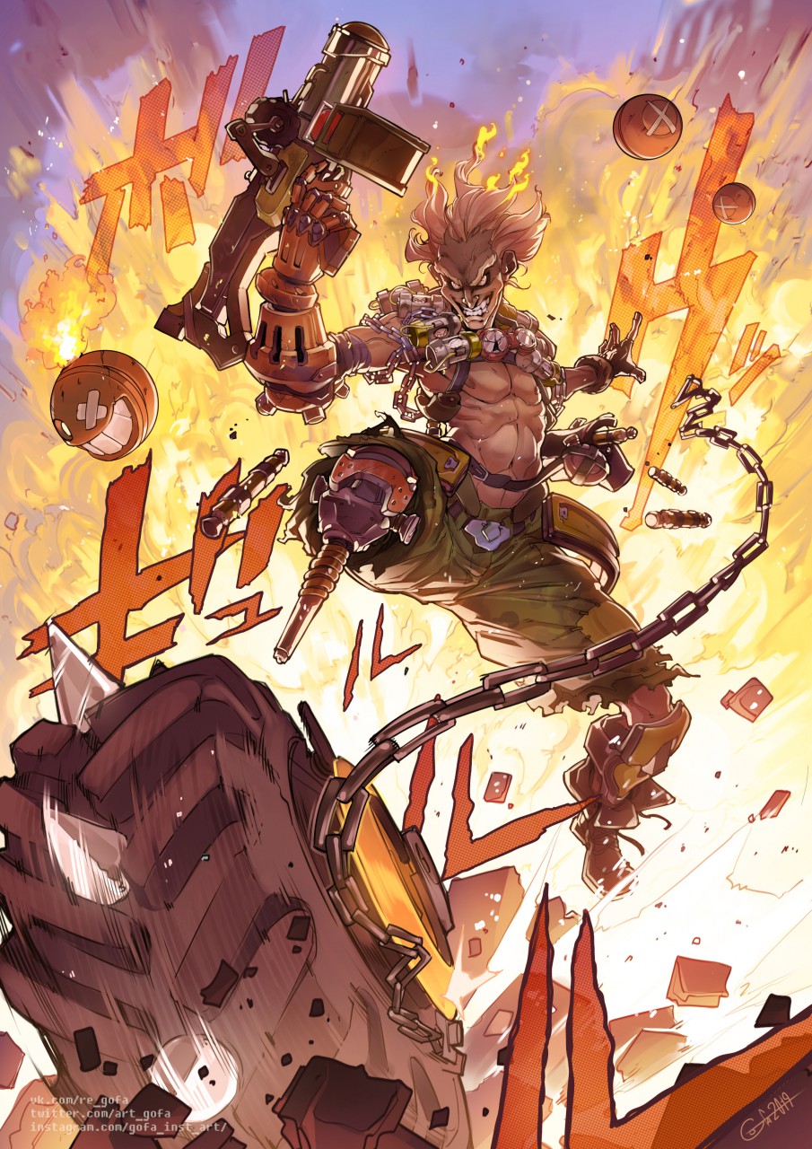 Junkrat by Gofa -- Fur Affinity [dot] net