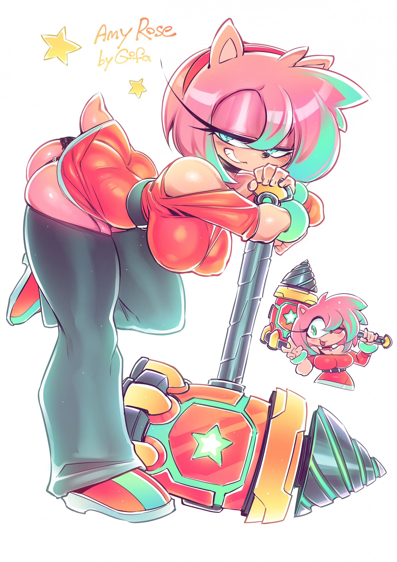 Amy Rose by Gofa -- Fur Affinity [dot] net