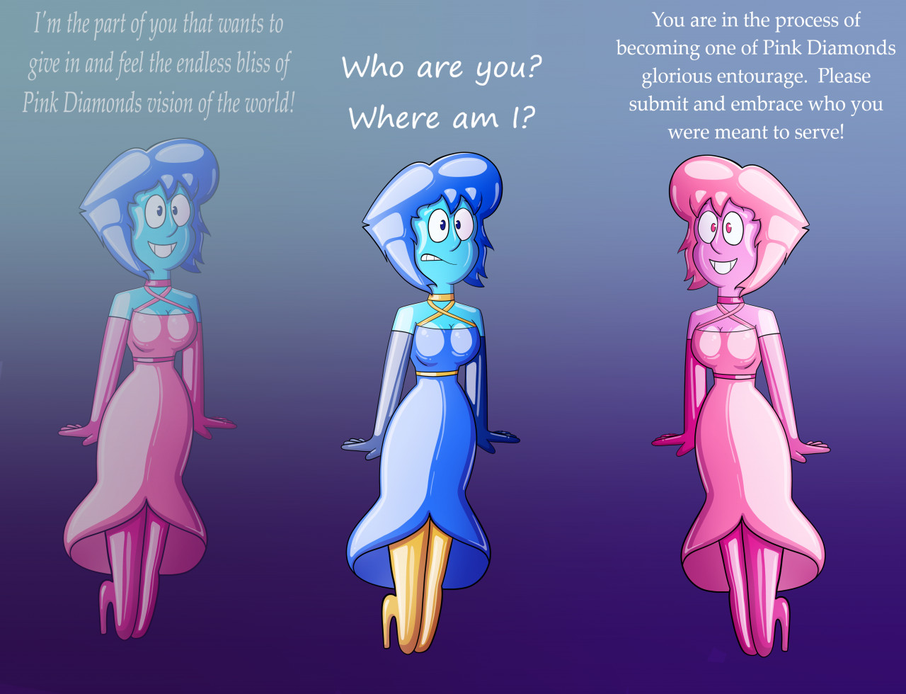 The Pinkifying of Lapis Lazuli by Gojiro7 -- Fur Affinity [dot] net