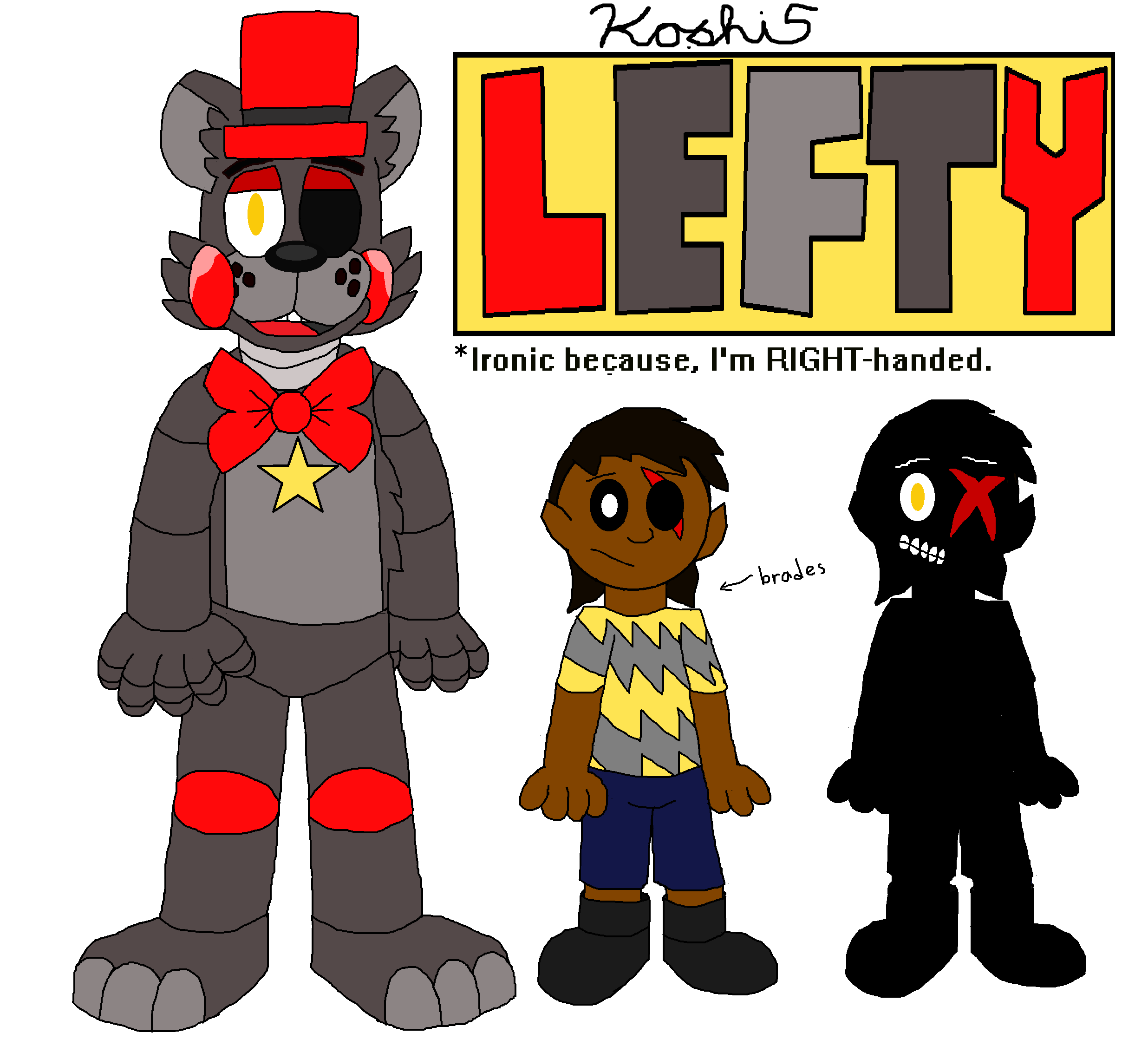 Lefty (FNAF 6) by GolddenKikachu5 -- Fur Affinity [dot] net