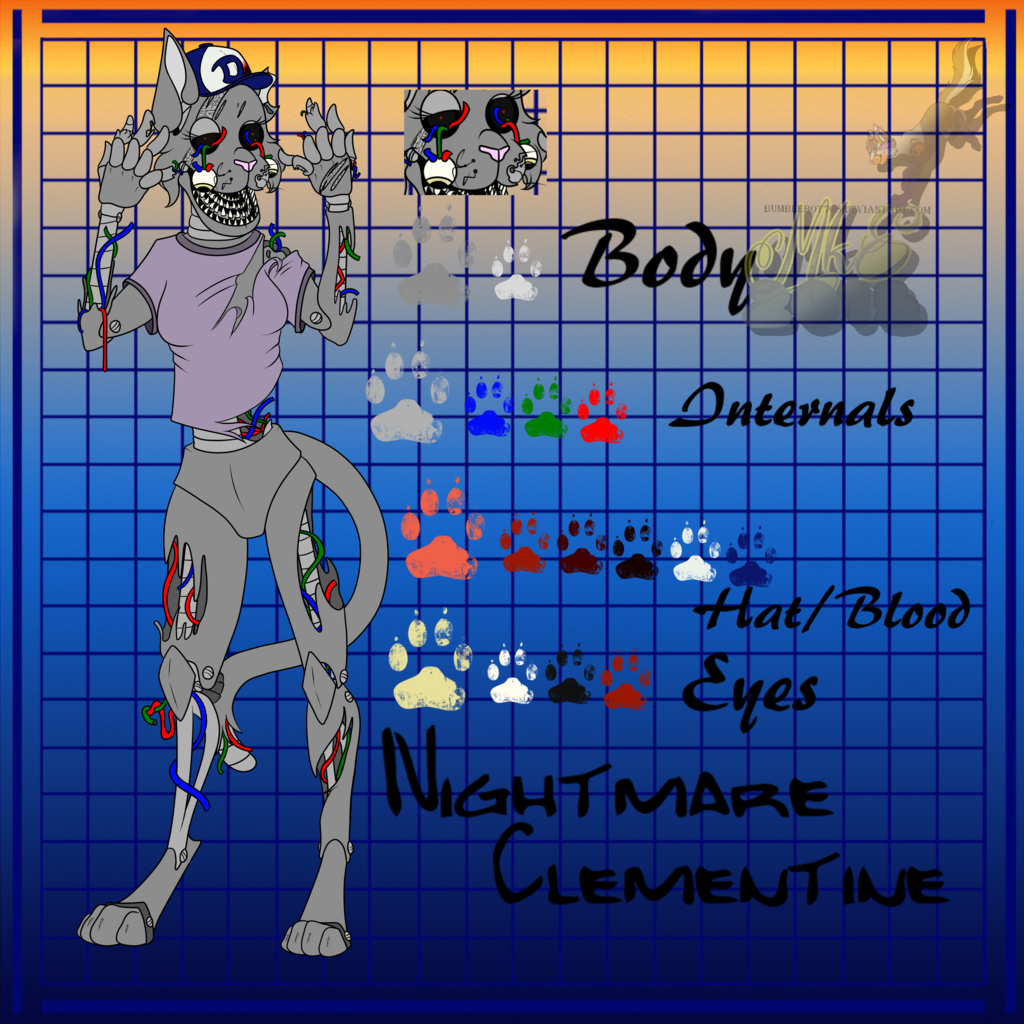 Nightmare Clementine by Golden-Freddy -- Fur Affinity [dot] net