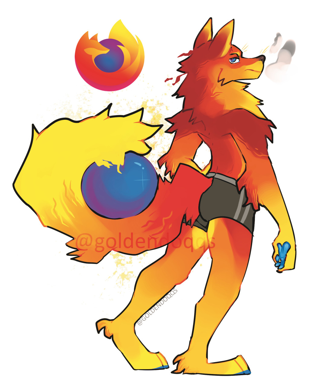 Fire.Fox. By Goldendoqqs -- Fur Affinity [Dot] Net