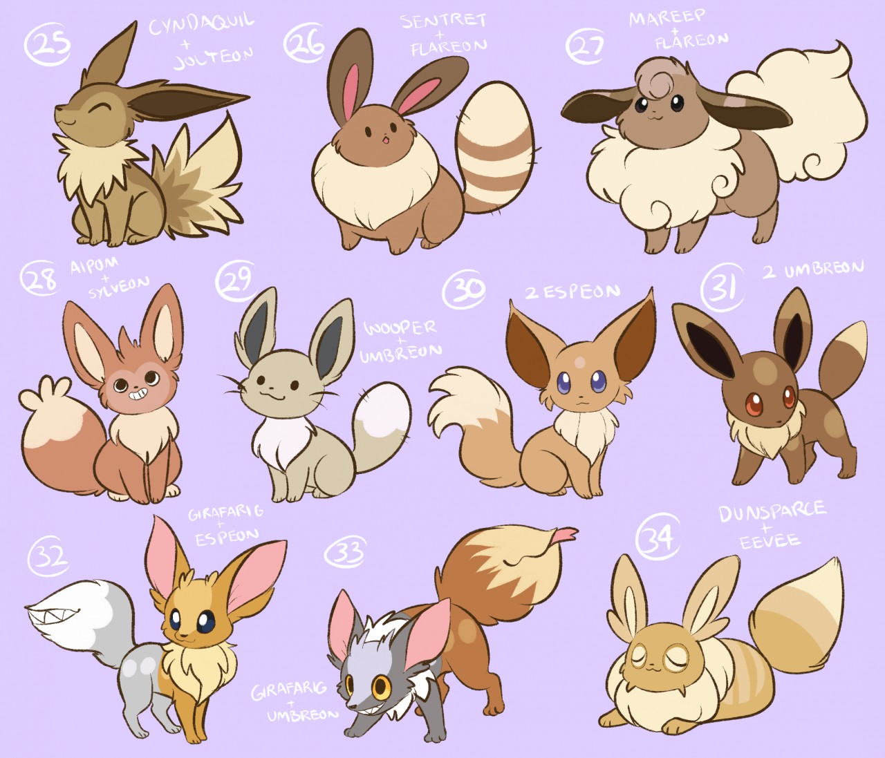 OPEN Eeveelution Adoptables $10 each by Drowned -- Fur Affinity [dot] net