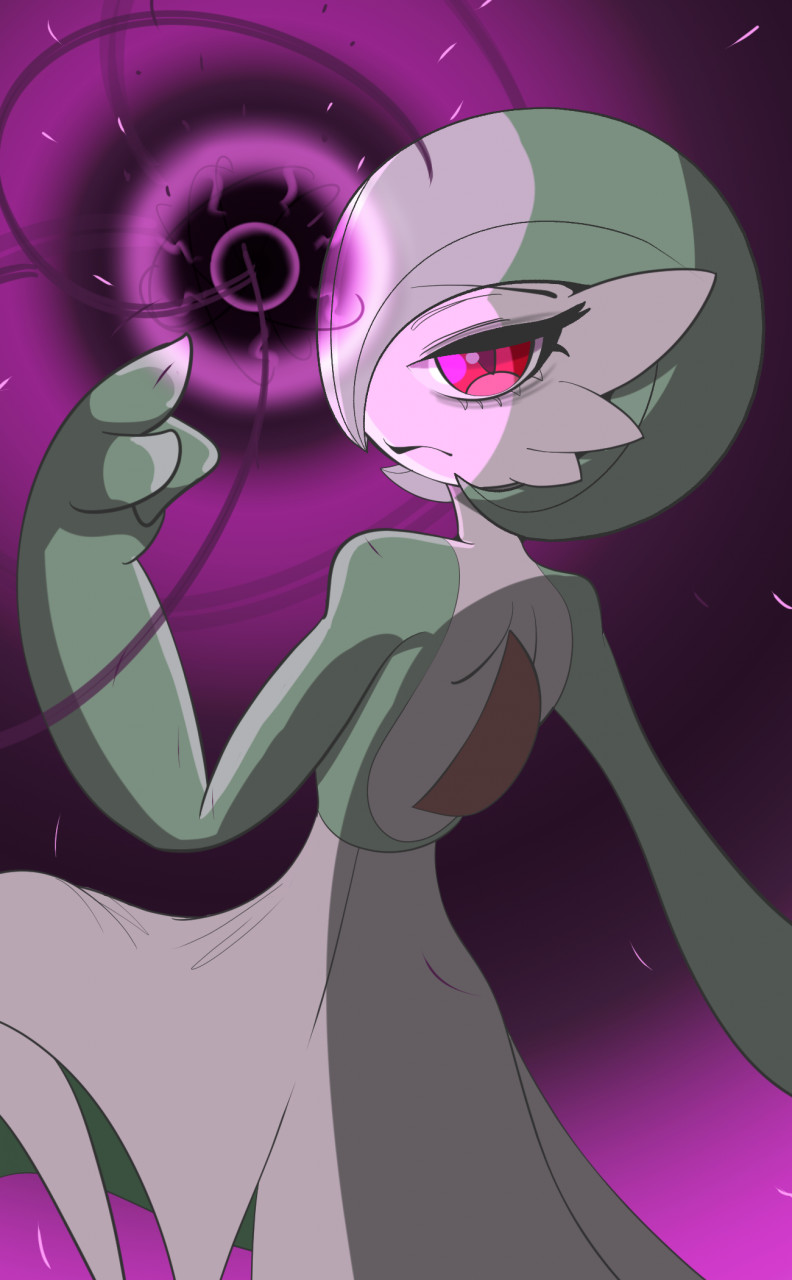 Gardevoir use Shadow Ball by goomogudra -- Fur Affinity [dot] net