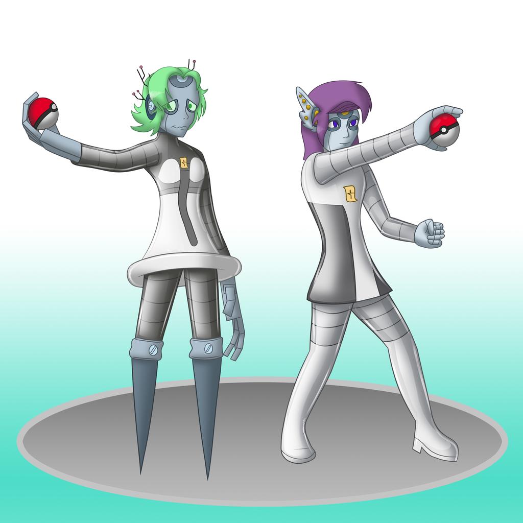 Sophie and Christine Team Galactic Cosplay [Commission] by Goop-Sinpai --  Fur Affinity [dot] net