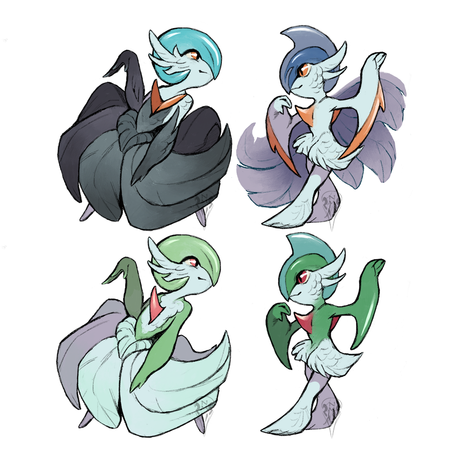 Pokemon gallade y gardevoir